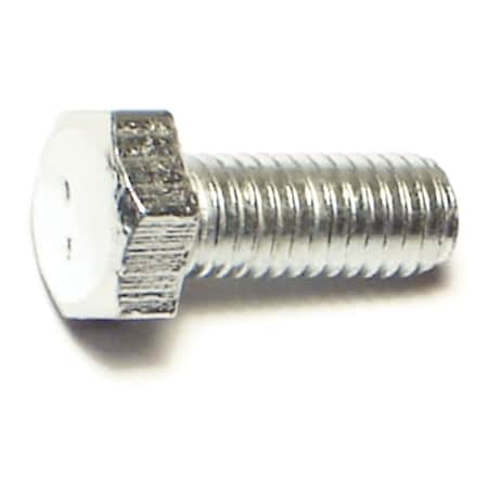 Midwest Fastener Class 8.8, M5-0.80 Hex Head Cap Screw, Zinc Plated Steel, 12 mm L, 50 PK 50409